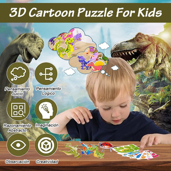 🎁Paskutinė akcijos diena – 50 % nuolaida🔥2025 m. edukacinis 3D animacinis dėlionės žaidimas-LT