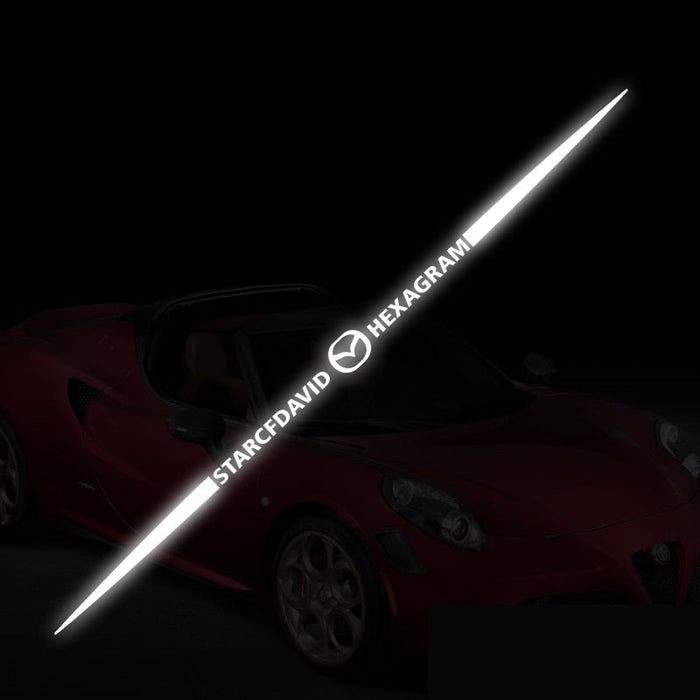 Blanco reflectante / 4PCS / FOR Mazda BRAND