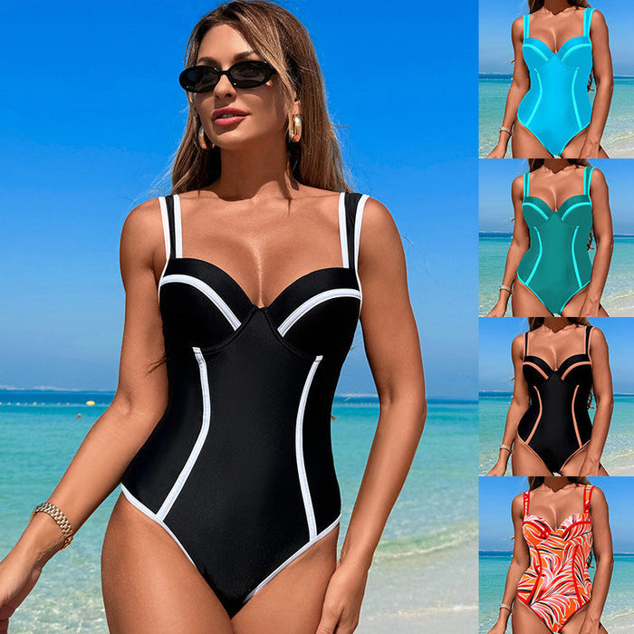 🏖️Pieguļošs, seksīgs, vienas daļas peldkostīms👙-LV
