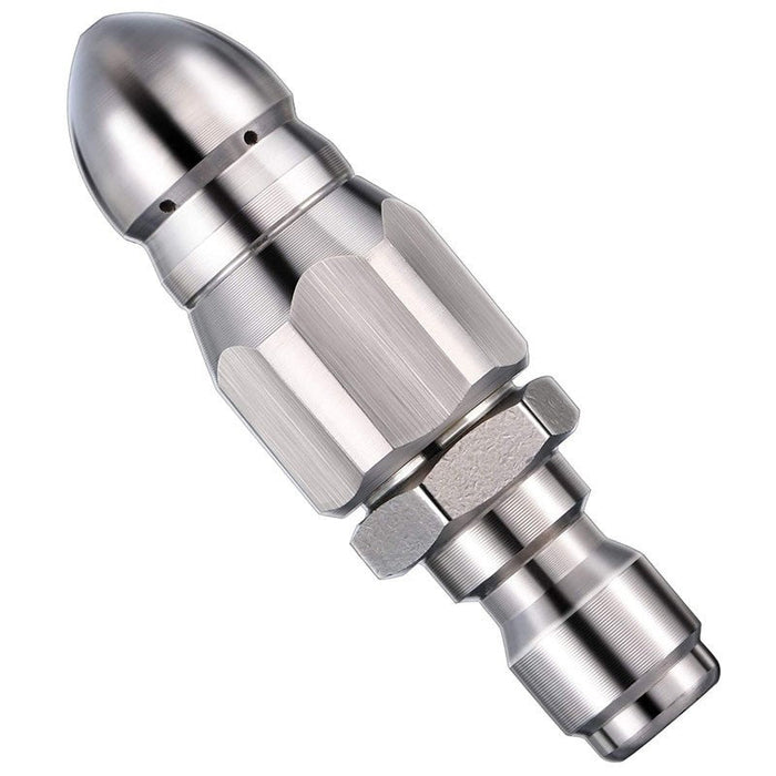 Potente boquilla para limpiar y destapar tuberías-ES