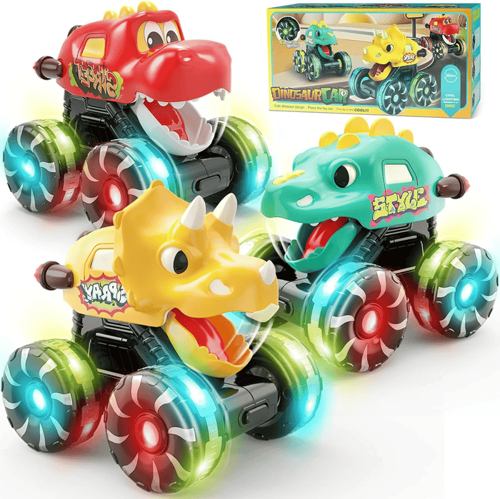 🔥Press & Go Dino Truck Toy con sensor de movimiento para niños pequeños🎁El mejor regalo de cumpleaños para un niño-ES