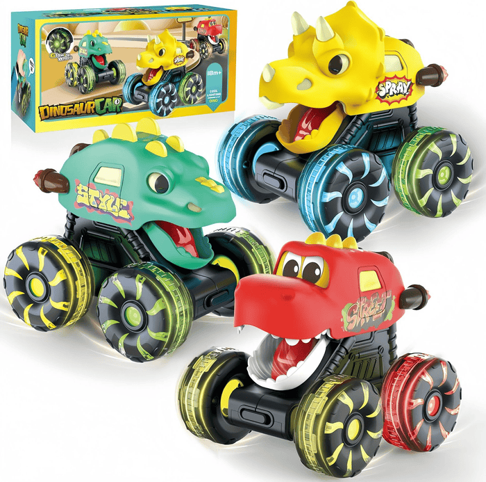 🔥Press & Go Dino Truck Toy con sensor de movimiento para niños pequeños🎁El mejor regalo de cumpleaños para un niño-ES