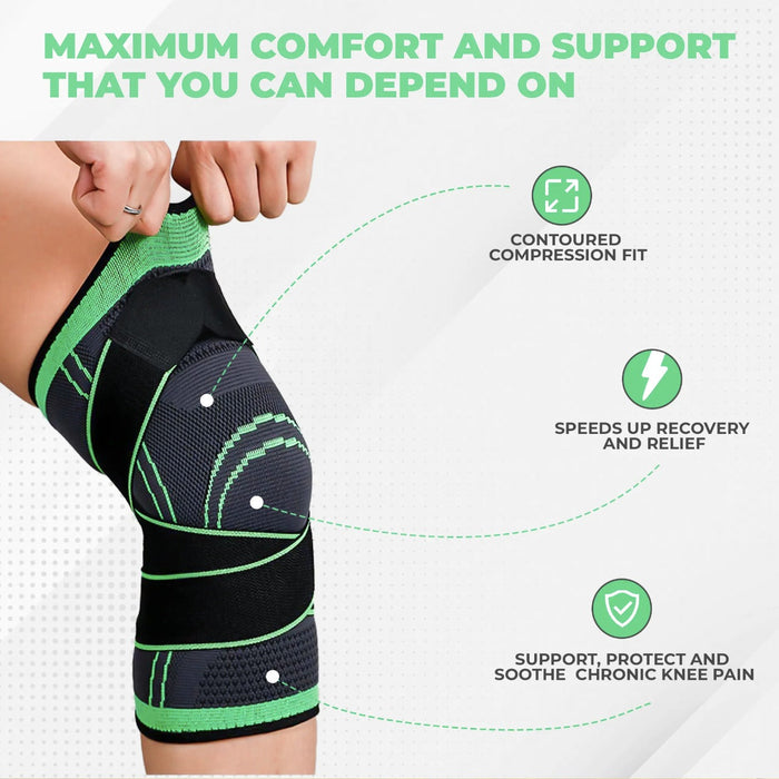 Prevención del dolor de rodilla: soporte de rodilla-ES