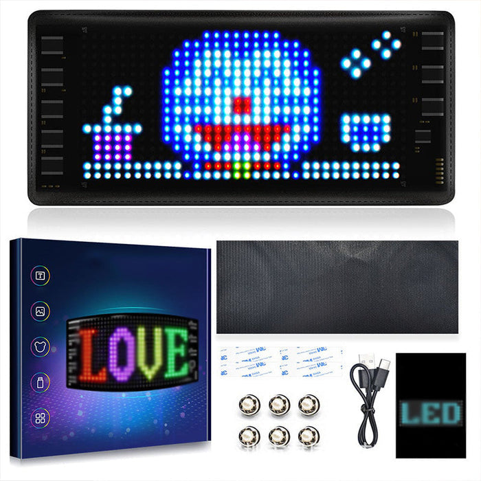 [Producción exclusiva] 🔥Lámpara de ojo del diablo con pantalla LED suave para coche-ES