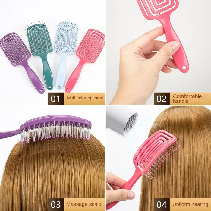 Professional Hair Scalp Massage Comb - Wet Curly Hair Detangling Brush