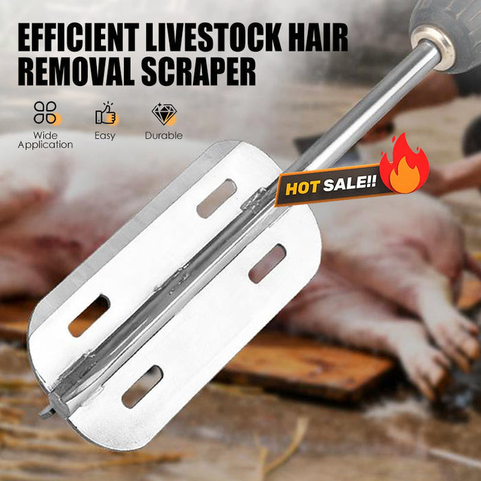 Raspador eficiente para eliminar el pelo del ganado-ES