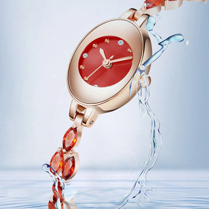 Regalos para mujer en 2025 💝🥰⌚ Reloj de mujer con circonitas de colores en pulsera-ES