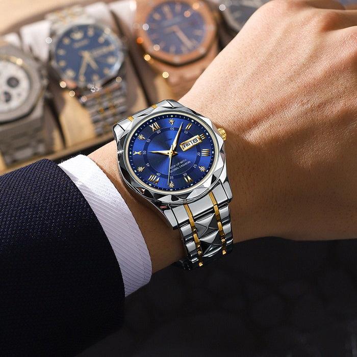 ⌚Reloj de pulsera para hombre resistente al agua con luminiscencia.-ES
