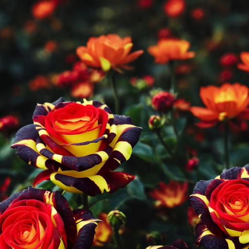 Rosa rara 'Firebird' - Flor del amor--ES