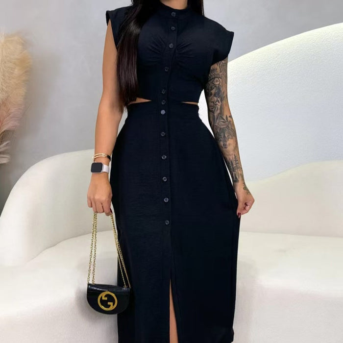 【S-2XL】👗Ženska elegantna haljina s prorezima-HR
