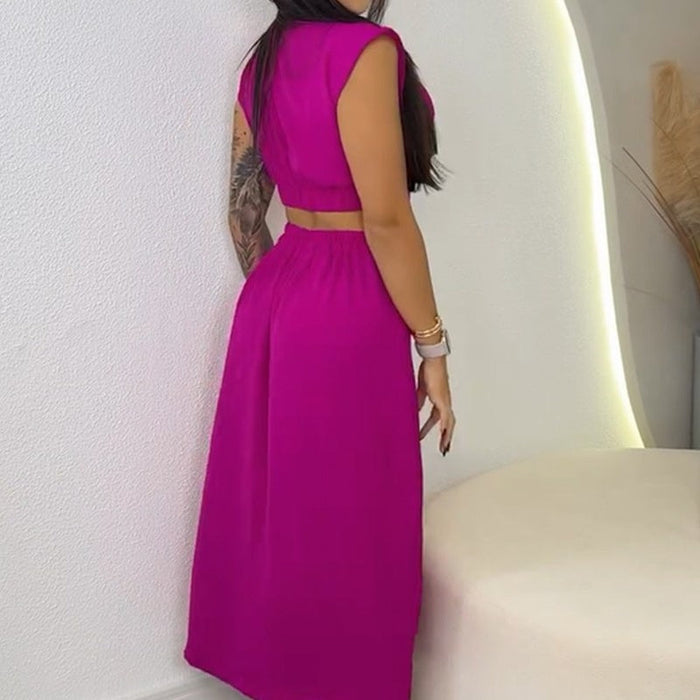 【S-2XL】👗Ženska elegantna haljina s prorezima-HR