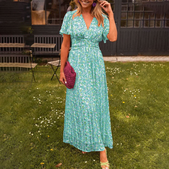 🎉【S-3XL】💃 Dulces vestidos florales vintage para mujer🌹-ES