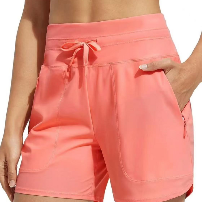 🔥🩳【S-3XL】Shorts deportivos de mujer con bolsillos-ES