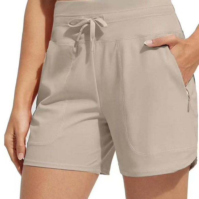 🔥🩳【S-3XL】Shorts deportivos de mujer con bolsillos-ES