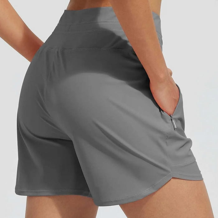 🔥🩳【S-3XL】Shorts deportivos de mujer con bolsillos-ES