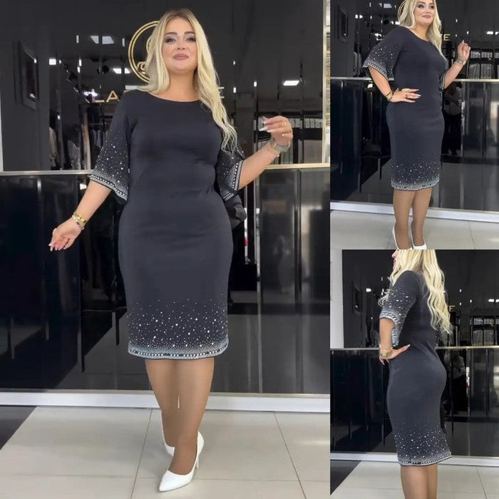 [S-5XL]Nova, visokokakovostna, elegantna obleka-SI