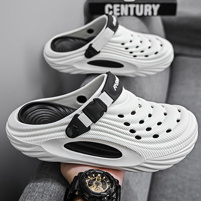 ☁️Sandalias transpirables sin cordones para hombre🌬️-ES