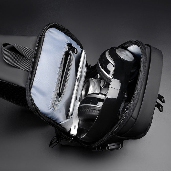 Secure and Stylish: Multifunction Anti-theft Shoulder Bag with USB Charging