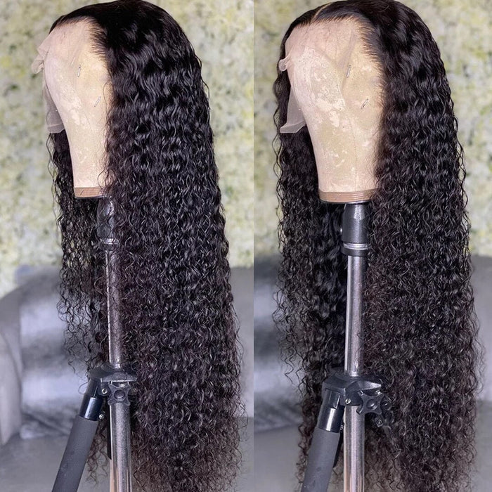 Silky Curls T-Part Lace Front Human Hair Wig