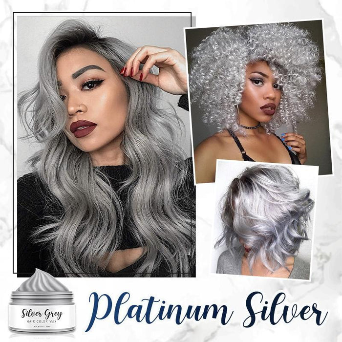Silver Grey Hair Color Wax
