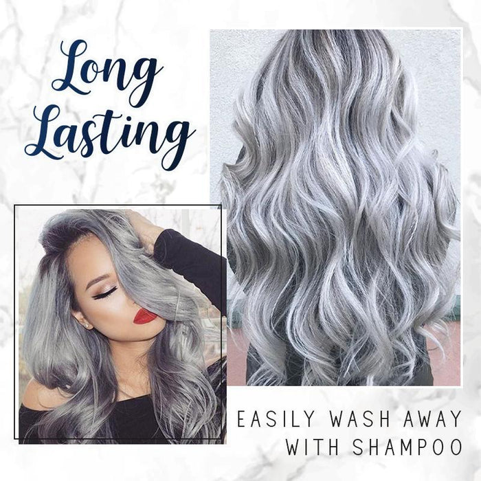 Silver Grey Hair Color Wax