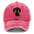 Sombrero clásico retro de perro salchicha-ES