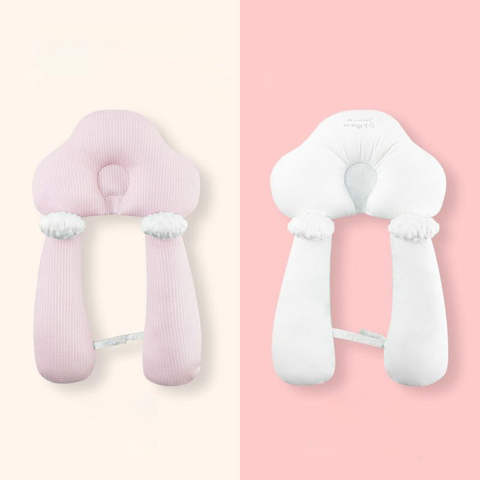 Soothing Cotton Pillow for Newborns, Prevents Flat Head