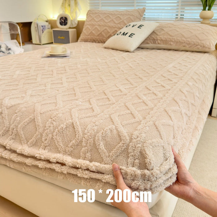 Latte ruda (susuktas raštas) / 150 * 200cm