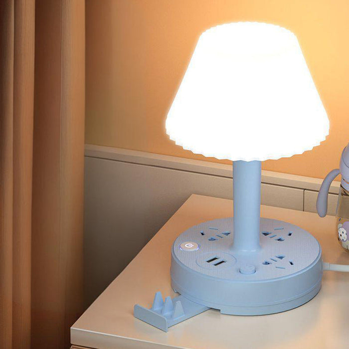 ✨✨Stalinė lempa su USB prievadu ir elektros tinklo kištuku-LT