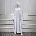 Stylish Plus Size Abaya: Elegant Muslim Maxi Dress for Casual and Eid Occasions