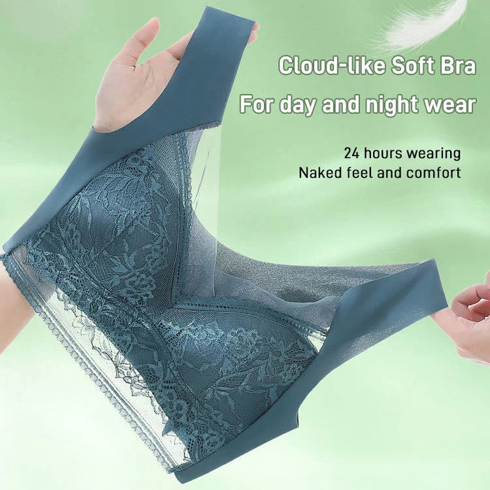 👙Sujetador de encaje de mujer súper cómodo y suave sin aro de acero【✨1 + 1 gratis】-ES