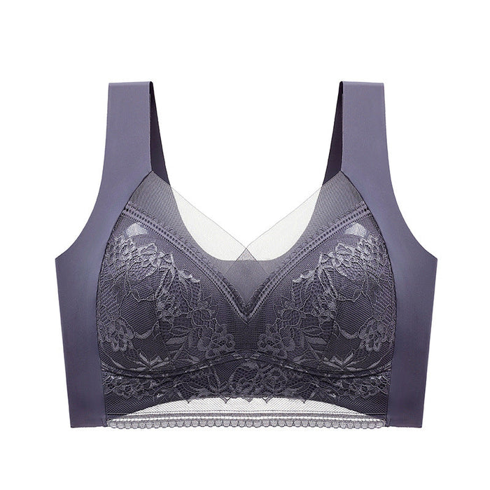 👙Sujetador de encaje de mujer súper cómodo y suave sin aro de acero【✨1 + 1 gratis】-ES