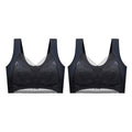 Negro * 2 piezas / L - 75 B/C/D(40-55kg)