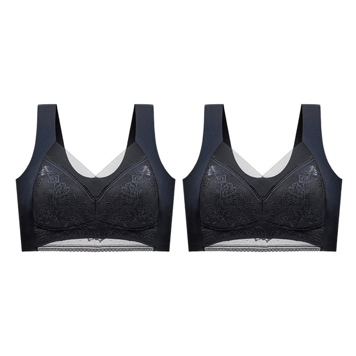 Negro * 2 piezas / L - 75 B/C/D(40-55kg)