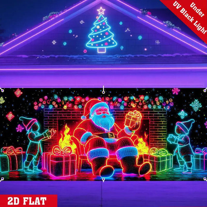 🎄Šventinis išpardavimas – 40 % nuolaida! Šventinis garažo vartų reklaminis skydelis-LT