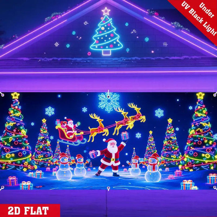 🎄Šventinis išpardavimas – 40 % nuolaida! Šventinis garažo vartų reklaminis skydelis-LT