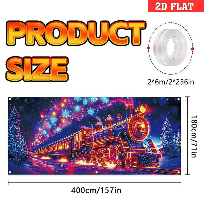 🎄Šventinis išpardavimas – 40 % nuolaida! Šventinis garažo vartų reklaminis skydelis-LT