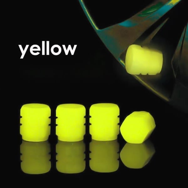 TAPONES DE VÁLVULA DE NEUMÁTICO FLUORESCENTES-ES