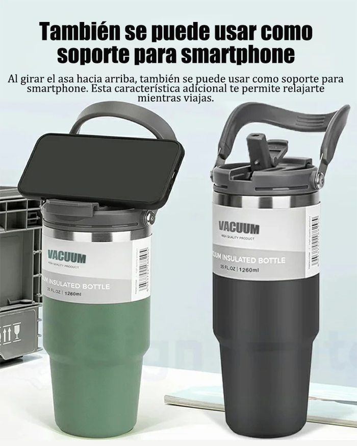 Taza térmica y refrescante de gran capacidad.-ES