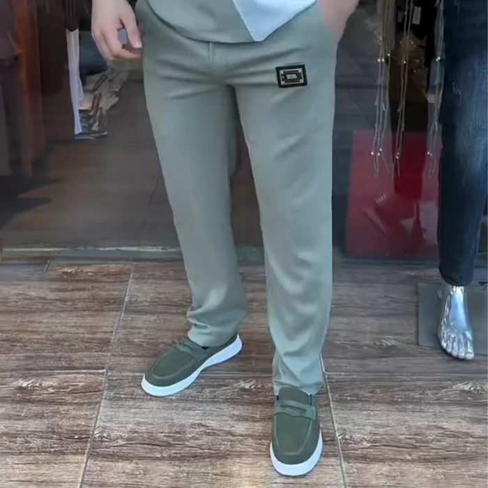 🔥 ¡Tendencias este verano! 💁‍♀️ Conjunto de hombre de top y pantalón para el día a día-ES