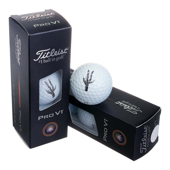 Titleist Pro V1 Golf Balls – Skeleton Saguaro