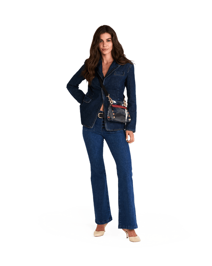 Tony-Sml-Clear-Black-BG-Red-Zip-Model-View-4