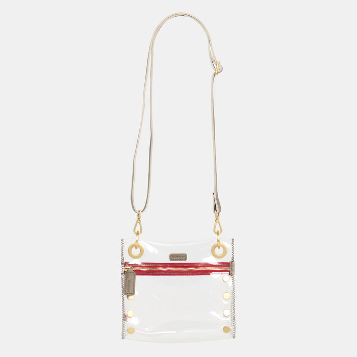 Tony-Sml-Clear-Pewter-BG-R-Zip-Crossbody-View