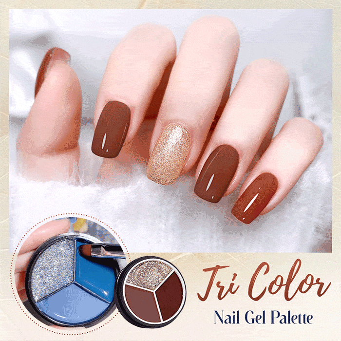 Tri Color Nail Gel Palette