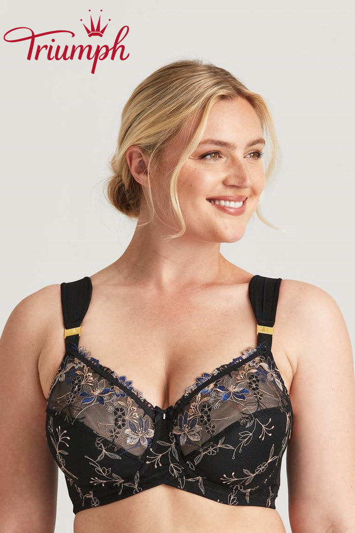 Triumph - (3 uds.) Sujetador push-up con flores bordadas-ES
