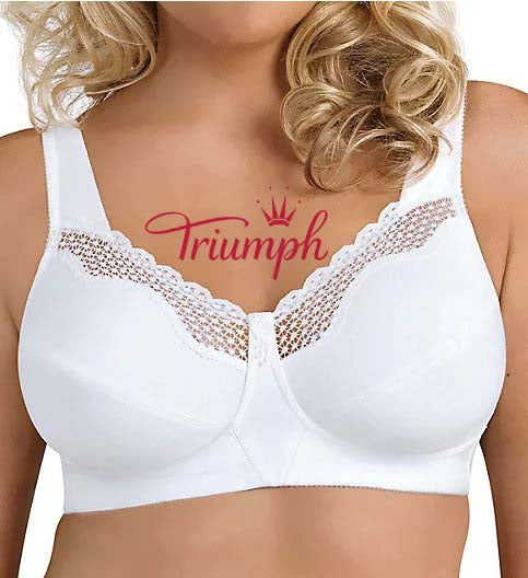 Triumph - (4 kosi) Edinstven, oblikovan bombažni modrček brez kosti-SI