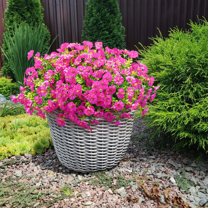 🔥Último día –🔥Flores de petunia artificiales resistentes a la radiación UV-ES