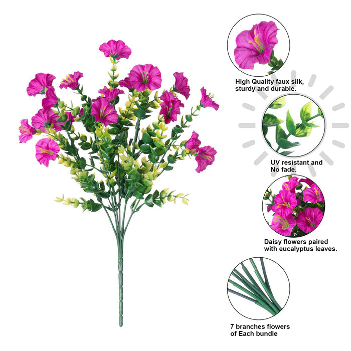 🔥Último día –🔥Flores de petunia artificiales resistentes a la radiación UV-ES
