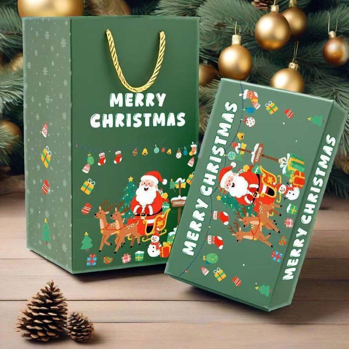 🎅 Unikali sulankstoma kalėdinė dovanų dėžutė🎄✨-LT