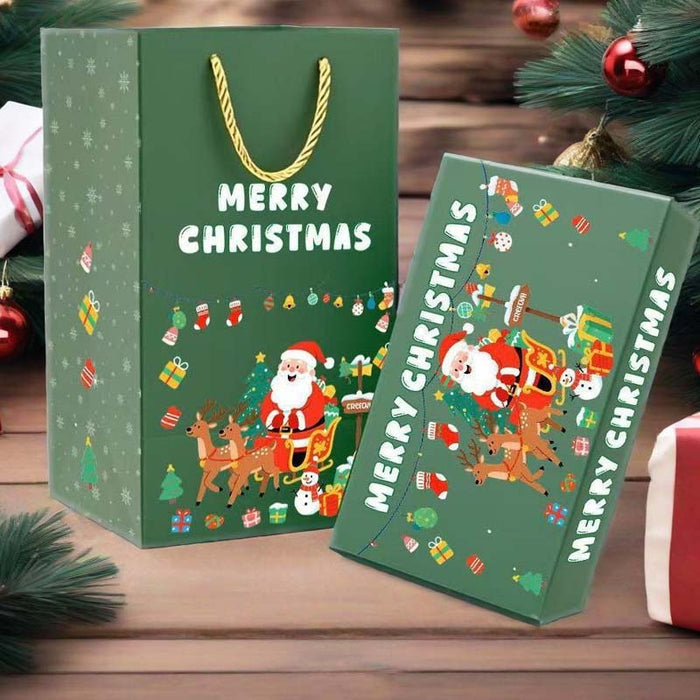 🎅 Unikali sulankstoma kalėdinė dovanų dėžutė🎄✨-LT